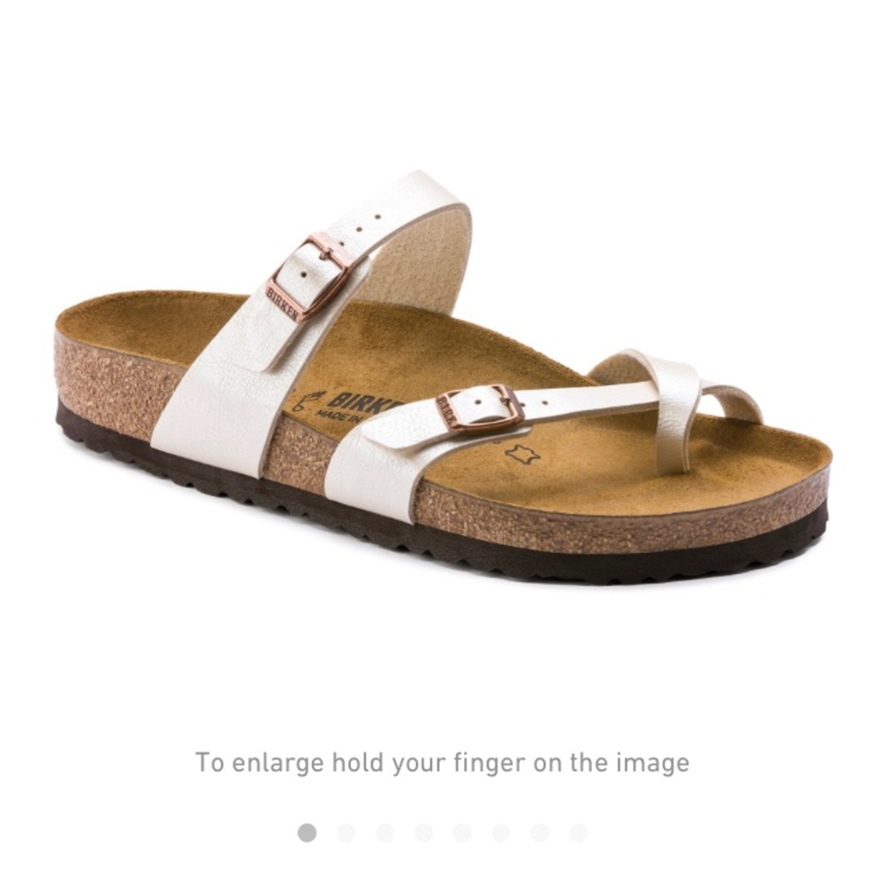 Birkenstock Mayari Graceful Pearl White NIB